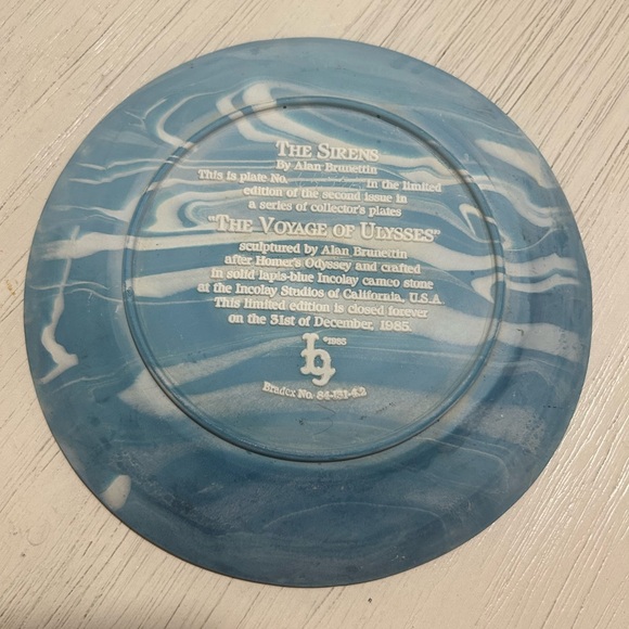 The Sirens by Alan Brunettin Plate - Picture 2 of 3